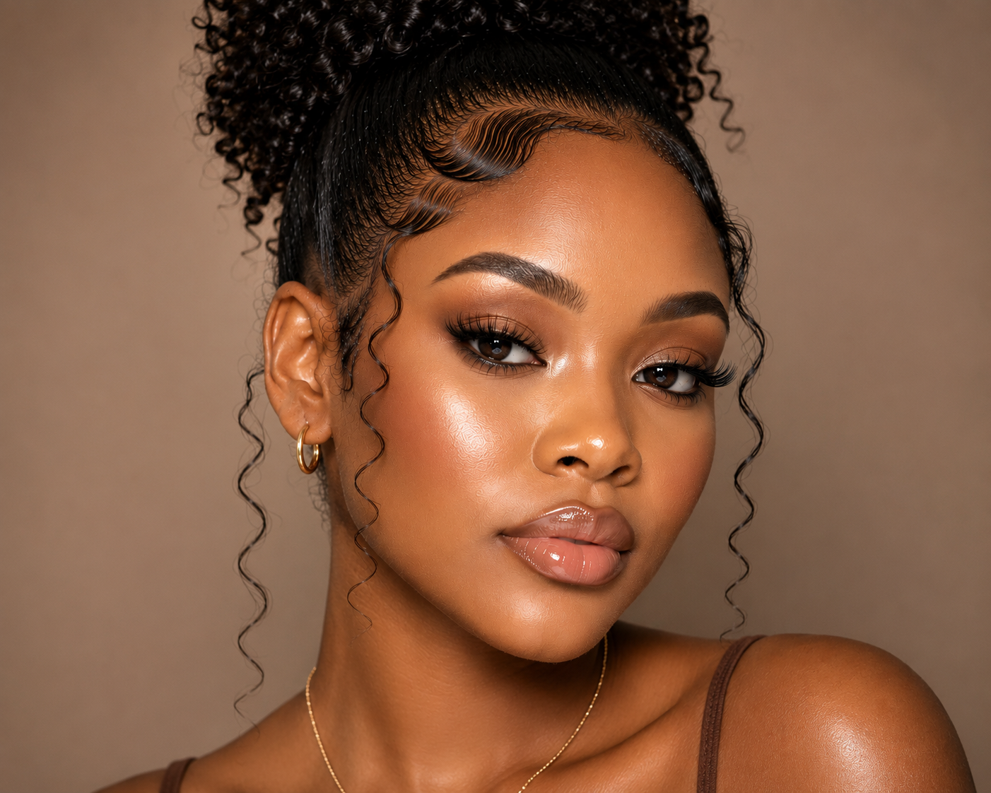 Black Girl Soft Glam Makeup