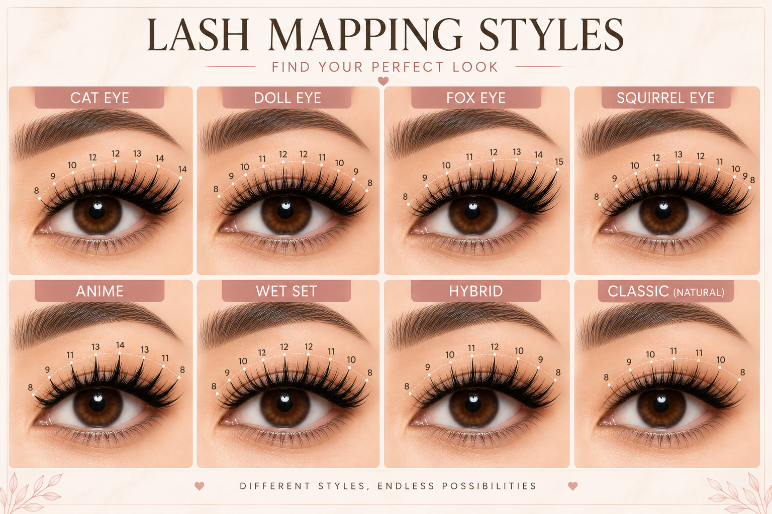 Lash Mapping Styles: 7 Beautiful Looks for Every Eye Shape