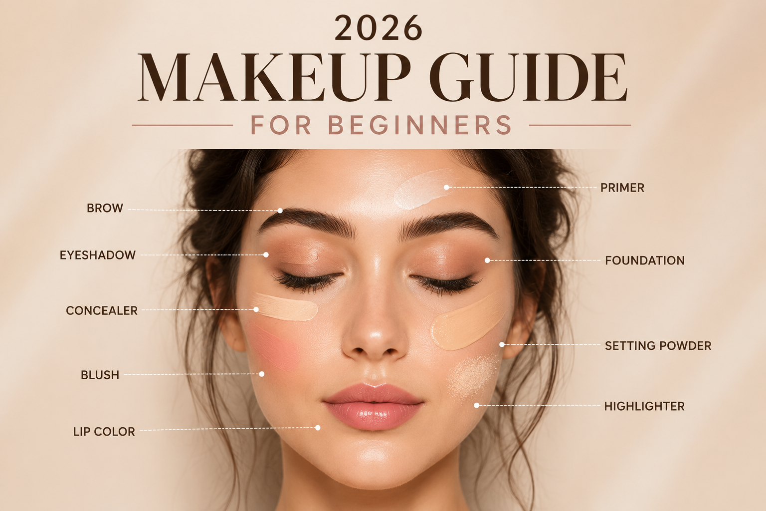 2026 Perfect Makeup Guide for Beginners: A Tutorial Anyone Can Follow