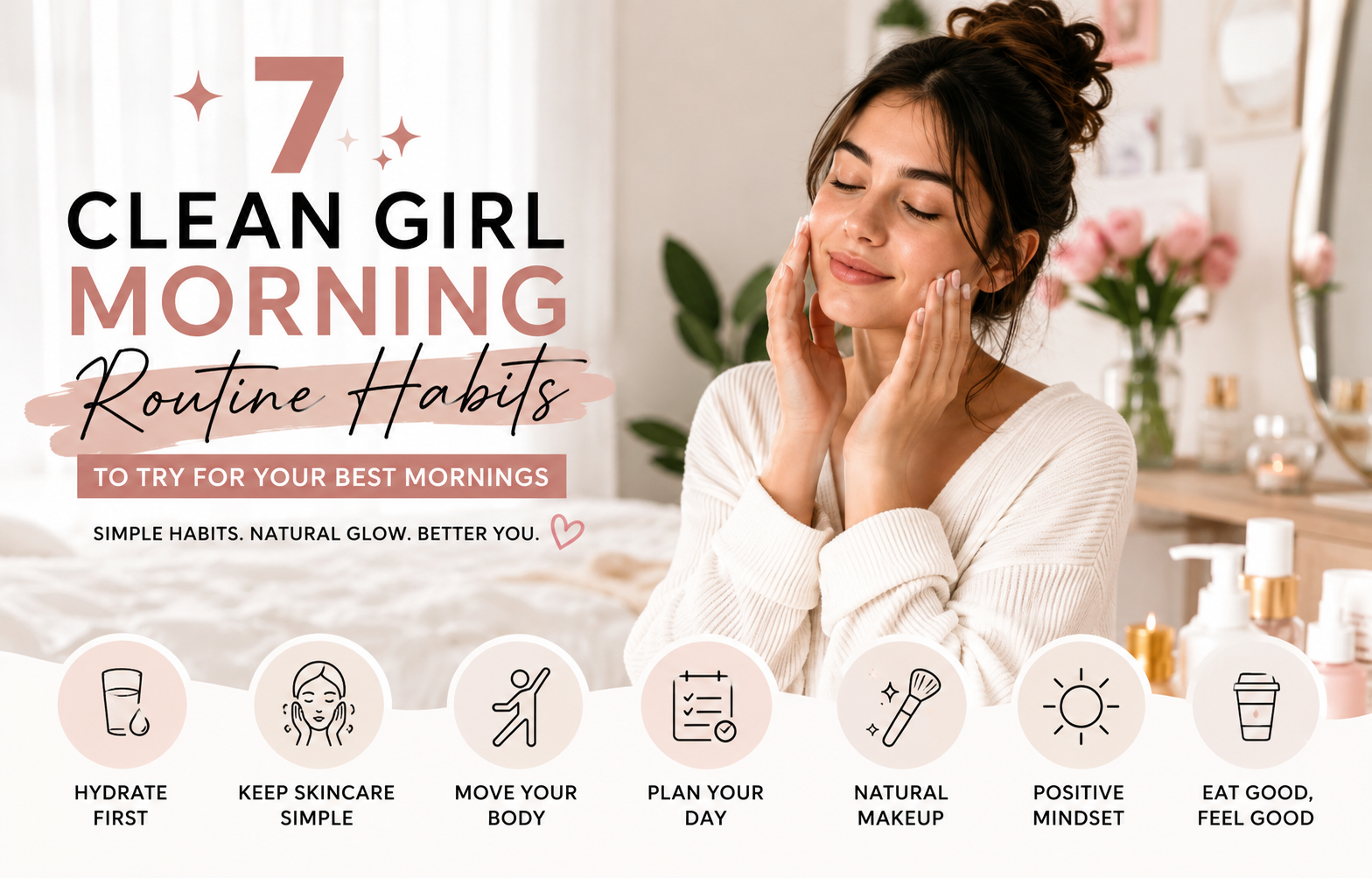 7 Clean Girl Morning Routine Habits to Try for Your Best Mornings